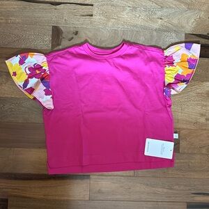 NWT flutter sleeve top